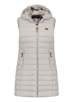 Geographical Norway Kamizelka pikowana &quot;Vatikolor&quot; w kolorze jasnoszarym ze sklepu Limango Polska w kategorii Kamizelki damskie - zdjęcie 177635060