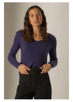 Perfect Cashmere Kaszmirowy sweter &quot;Shannon&quot; w kolorze fioletowym ze sklepu Limango Polska w kategorii Swetry damskie - zdjęcie 177635852