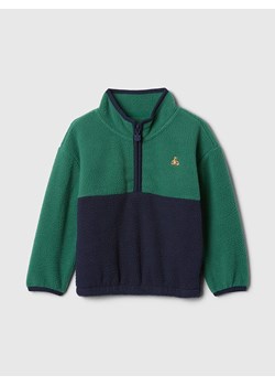 GAP Bluza polarowa w kolorze granatowo-zielonym ze sklepu Limango Polska w kategorii Bluzy chłopięce - zdjęcie 177635933