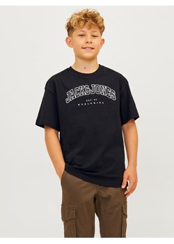 JACK &amp; JONES Junior Koszulka w kolorze czarnym ze sklepu Limango Polska w kategorii T-shirty chłopięce - zdjęcie 177636160