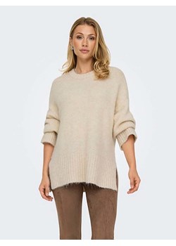 ONLY Sweter w kolorze beżowym ze sklepu Limango Polska w kategorii Swetry damskie - zdjęcie 177636754