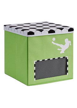 STORE IT Skrzynka &quot;Goooal&quot; w kolorze zielonym - 30 x 30 x 30 cm ze sklepu Limango Polska w kategorii Przechowywanie - zdjęcie 177637132