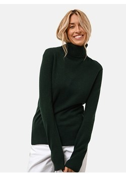 Just Cashmere Kaszmirowy sweter &quot;Lexie&quot; w kolorze ciemnozielonym ze sklepu Limango Polska w kategorii Swetry damskie - zdjęcie 177637520