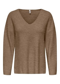 ONLY Sweter w kolorze brązowym ze sklepu Limango Polska w kategorii Swetry damskie - zdjęcie 177639214