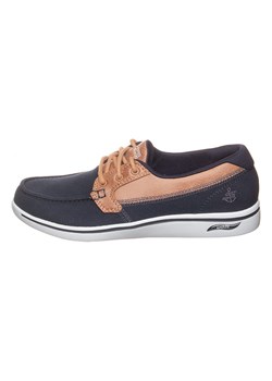 Skechers Sneakersy &quot;Arch Fit Upift - Cruise&apos;n By&quot; w kolorze granatowo-jasnobrązowym ze sklepu Limango Polska w kategorii Trampki damskie - zdjęcie 177641041