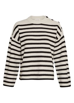 MOSS COPENHAGEN Sweter &quot;Carina&quot; w kolorze biało-czarnym ze sklepu Limango Polska w kategorii Swetry damskie - zdjęcie 177642641