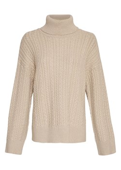 MOSS COPENHAGEN Golf &quot;Amari&quot; w kolorze beżowym ze sklepu Limango Polska w kategorii Swetry damskie - zdjęcie 177642643