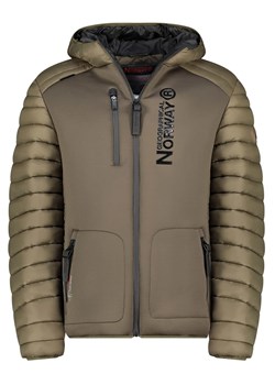 Geographical Norway Kurtka pikowana w kolorze khaki ze sklepu Limango Polska w kategorii Kurtki męskie - zdjęcie 177643600