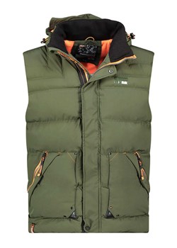 Geographical Norway Kamizelka pikowana w kolorze khaki ze sklepu Limango Polska w kategorii Kamizelki męskie - zdjęcie 177643630