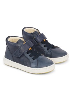 Bundgaard Skórzane sneakersy &quot;Samuel Lace&quot; w kolorze granatowym ze sklepu Limango Polska w kategorii Buty sportowe dziecięce - zdjęcie 177644282