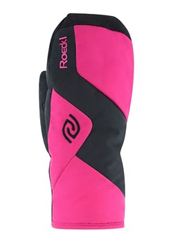 Roeckl SPORTS Rękawiczki narciarskie &quot;Axams GTX&quot; w kolorze różowo-czarnym ze sklepu Limango Polska w kategorii Rękawiczki dziecięce - zdjęcie 177644524
