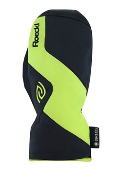 Roeckl SPORTS Rękawiczki narciarskie &quot;Axams GTX&quot; w kolorze czarno-zielonym ze sklepu Limango Polska w kategorii Rękawiczki dziecięce - zdjęcie 177644530