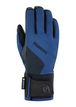 Roeckl SPORTS Rękawiczki narciarskie &quot;Andalo GTX&quot; w kolorze niebiesko-czarnym ze sklepu Limango Polska w kategorii Rękawiczki dziecięce - zdjęcie 177644532