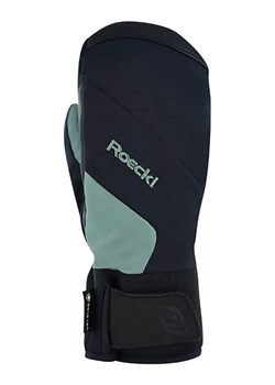 Roeckl SPORTS Rękawiczki narciarskie &quot;Andalo GTX&quot; w kolorze czarno-turkusowym ze sklepu Limango Polska w kategorii Rękawiczki dziecięce - zdjęcie 177644541