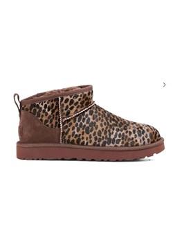 UGG Skórzane botki &quot;Classic Ultra Mini Caspian&quot; w kolorze brązowym ze sklepu Limango Polska w kategorii Śniegowce damskie - zdjęcie 177644954