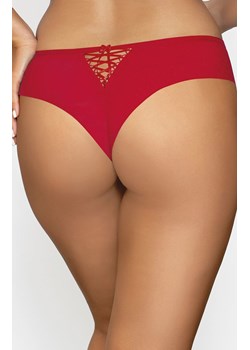 Czerwone stringi Candice, Kolor czerwony, Rozmiar S, PariPari Lingerie ze sklepu Intymna w kategorii Majtki damskie - zdjęcie 177646163