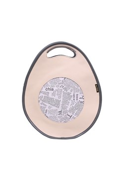 beżowa torebka damska skórzana z funkcją plecaka Poly ze sklepu Słoń Torbalski w kategorii Torby Shopper bag - zdjęcie 177653292