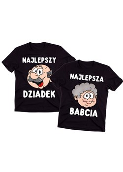 ZESTAW KOSZULEK DLA BABCI I DZIADKA - NAJLEPSZY DZIADEK NAJLEPSZA BABCIA ze sklepu Time For Fashion w kategorii Kubki - zdjęcie 177659984