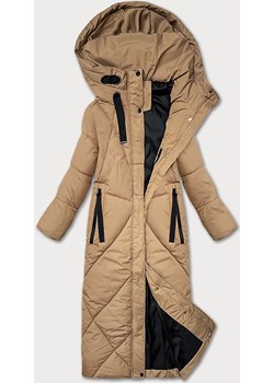 Zimowa kurtka damska do kolan J Style camel (5M3232-84) ze sklepu goodlookin.pl w kategorii Kurtki damskie - zdjęcie 177664082