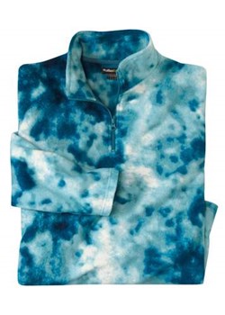 Polarowy sweter na suwak Tie & Dye Orage ze sklepu Atlas For Men w kategorii Swetry męskie - zdjęcie 177673860