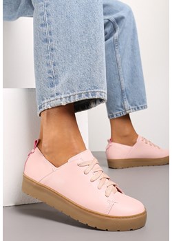 Różowe Sneakersy Luxurious ze sklepu renee.pl w kategorii Trampki damskie - zdjęcie 177677831