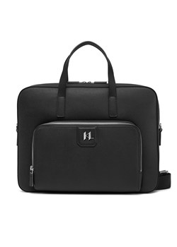 Torba na laptopa KARL LAGERFELD A1M30098 Czarny ze sklepu eobuwie.pl w kategorii Torby na laptopa - zdjęcie 177721050