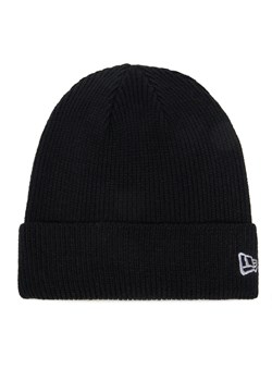 Czapka New Era Wool Cuff Knit Beanie 60424814 Czarny ze sklepu eobuwie.pl w kategorii Czapki zimowe męskie - zdjęcie 177721221