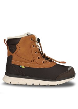 Kozaki ZigZag Disgrove Kids Boot WP Z214260 Brązowy ze sklepu eobuwie.pl w kategorii Buty zimowe dziecięce - zdjęcie 177721264