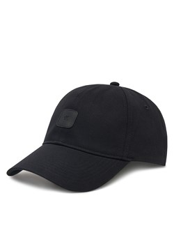 Czapka z daszkiem Calvin Klein Jeans Mono Leather Patch Twill Cap LV04K5052G Czarny ze sklepu eobuwie.pl w kategorii Czapki z daszkiem damskie - zdjęcie 177721383