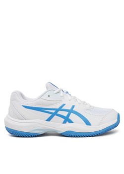 Buty do tenisa Asics Gel-Game Gs Clay/Oc 1044A082 Biały ze sklepu eobuwie.pl w kategorii Buty sportowe dziecięce - zdjęcie 177721471