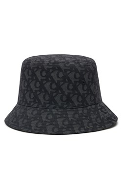 Kapelusz Calvin Klein Jeans Logo Jacquard Bucket Hat LV04K5059G Czarny ze sklepu eobuwie.pl w kategorii Kapelusze damskie - zdjęcie 177721583