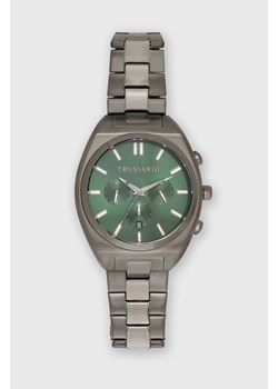 Trussardi zegarek męski kolor czarny R2453159001 ze sklepu ANSWEAR.com w kategorii Zegarki - zdjęcie 177721764