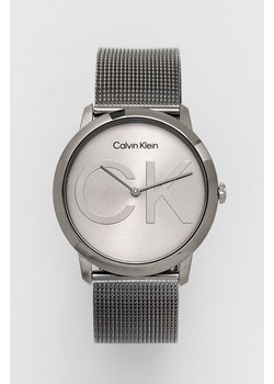 Calvin Klein zegarek męski kolor szary 25300011 ze sklepu ANSWEAR.com w kategorii Zegarki - zdjęcie 177721791