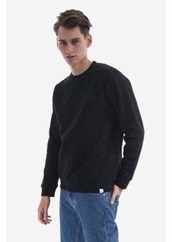 Norse Projects bluza bawełniana Vagn Classic Crew męska kolor czarny gładka N20.1275.9999-9999 ze sklepu ANSWEAR.com w kategorii Bluzy męskie - zdjęcie 177722474