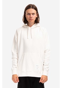 Norse Projects bluza bawełniana męska kolor beżowy z kapturem gładka N20.1294.0957-0957 ze sklepu ANSWEAR.com w kategorii Bluzy męskie - zdjęcie 177722484