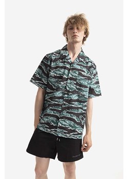 Maharishi koszula bawełniana Tigerskins x Worhol męska kolor czarny relaxed 8172.WOODLAND-WOODLAND ze sklepu ANSWEAR.com w kategorii Koszule męskie - zdjęcie 177725683