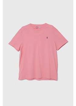 Polo Ralph Lauren t-shirt bawełniany kolor różowy 710671438 ze sklepu ANSWEAR.com w kategorii T-shirty męskie - zdjęcie 177749184