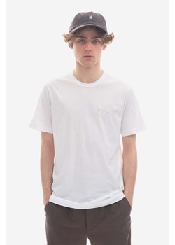 Norse Projects t-shirt męski kolor biały z nadrukiem N01.0640.0001-0001 ze sklepu ANSWEAR.com w kategorii T-shirty męskie - zdjęcie 177749252