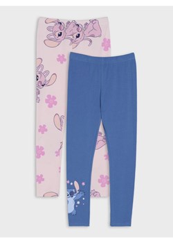 Sinsay - Legginsy Stitch 2 pack - granatowy ze sklepu Sinsay w kategorii Spodnie dziewczęce - zdjęcie 177787330