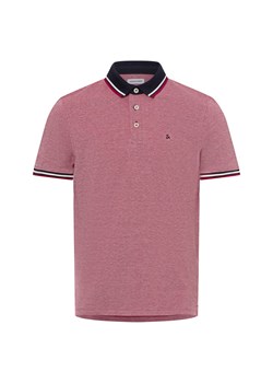 Jack & Jones Męska koszulka polo Mężczyźni Bawełna czerwony jednolity ze sklepu vangraaf w kategorii T-shirty męskie - zdjęcie 177787823