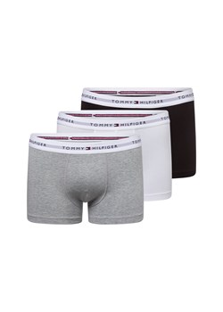 Tommy Hilfiger Obcisłe bokserki pakowane po 3 szt. Mężczyźni Bawełna szary jednolity ze sklepu vangraaf w kategorii Majtki męskie - zdjęcie 177787912