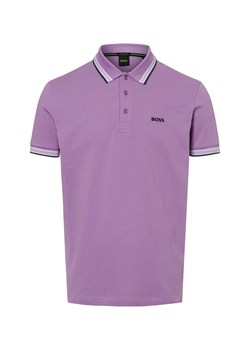 BOSS Green Męska koszulka polo - Paddy Mężczyźni Bawełna bzowy jednolity ze sklepu vangraaf w kategorii T-shirty męskie - zdjęcie 177787994