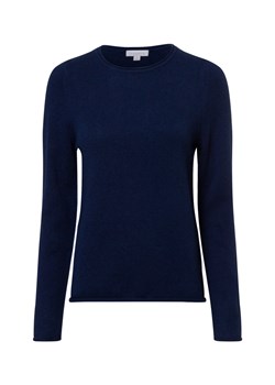 brookshire Sweter damski z dzianiny Kobiety Wełna granatowy jednolity ze sklepu vangraaf w kategorii Swetry damskie - zdjęcie 177788084