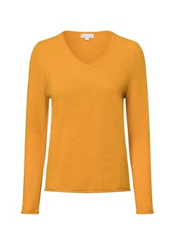 brookshire Sweter damski z dzianiny Kobiety Bawełna żółty jednolity ze sklepu vangraaf w kategorii Swetry damskie - zdjęcie 177788110