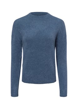 Msch Copenhagen Sweter damski Kobiety niebieski jednolity ze sklepu vangraaf w kategorii Swetry damskie - zdjęcie 177788383