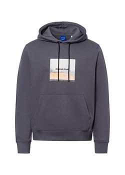 Jack & Jones Męski sweter z kapturem - Jorvesterbrew Newton Mężczyźni antracytowy jednolity ze sklepu vangraaf w kategorii Bluzy męskie - zdjęcie 177788474