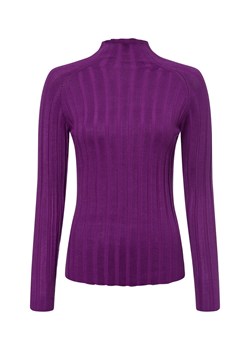 Marie Lund Sweter damski z dzianiny Kobiety wiskoza lila jednolity ze sklepu vangraaf w kategorii Swetry damskie - zdjęcie 177788490