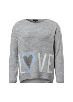 More & More Sweter damski z dzianiny Kobiety Sztuczne włókno jasny szary marmurkowy ze sklepu vangraaf w kategorii Swetry damskie - zdjęcie 177788553