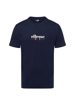 ellesse Koszulka męska - Hiker Mężczyźni Bawełna granatowy wzorzysty ze sklepu vangraaf w kategorii T-shirty męskie - zdjęcie 177788573
