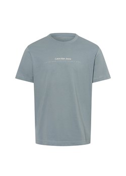 Calvin Klein Jeans Koszulka męska Mężczyźni Bawełna jasnoniebieski jednolity ze sklepu vangraaf w kategorii T-shirty męskie - zdjęcie 177788670